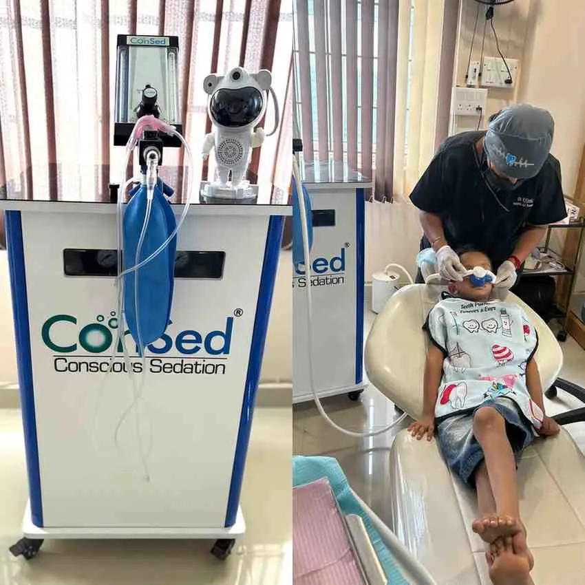Conscious sedation used for painless kids dental care